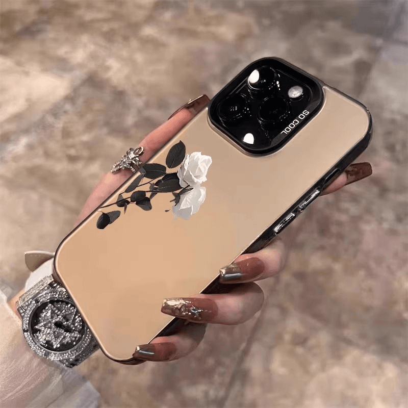 苹果15promax手机壳网红iPhone14复古玫瑰13个性x潮牌pm时尚max软