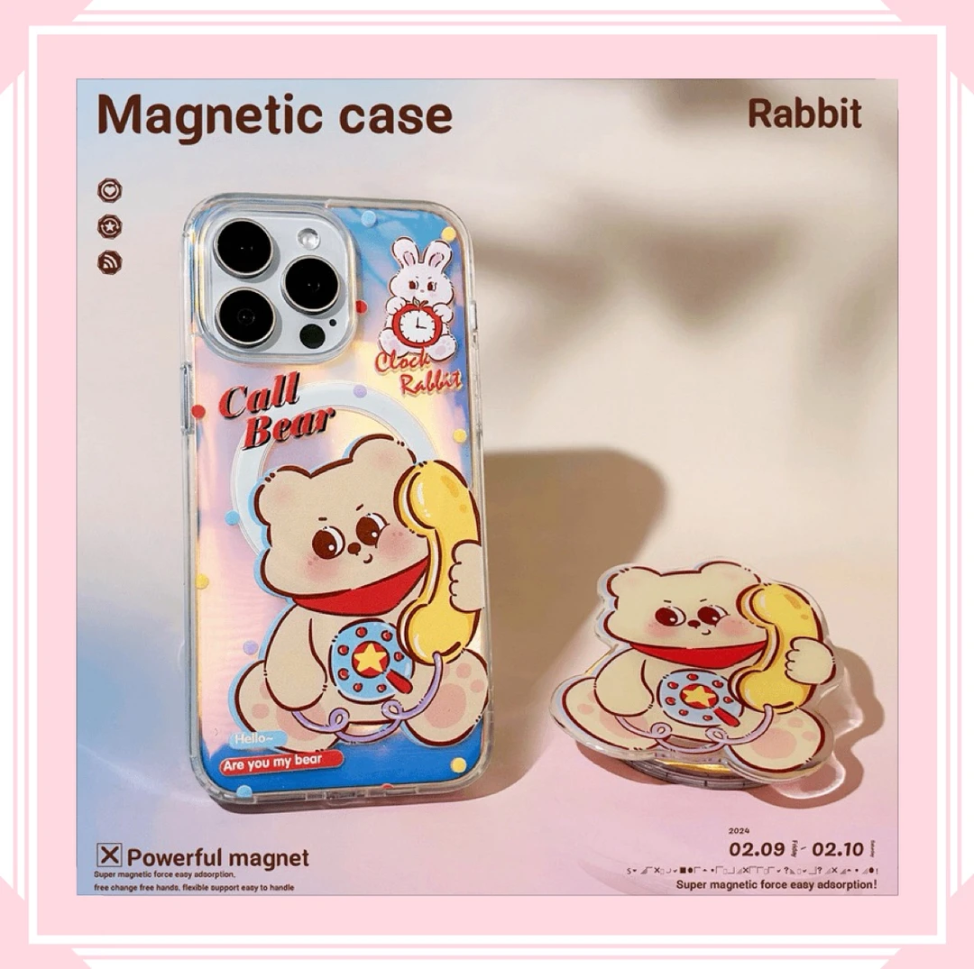 iPhone手机壳15Pro苹果13二合一磁吸12/11适用xsxr磁吸支架旋转