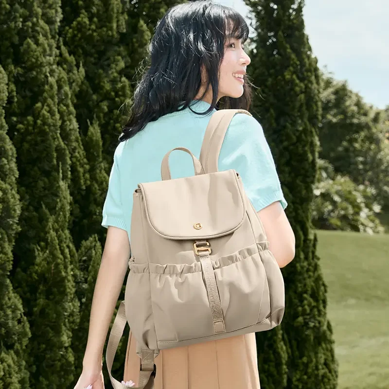 GOLF/高尔夫2024新品爆款女士双肩包背包高颜值电脑包学生书包