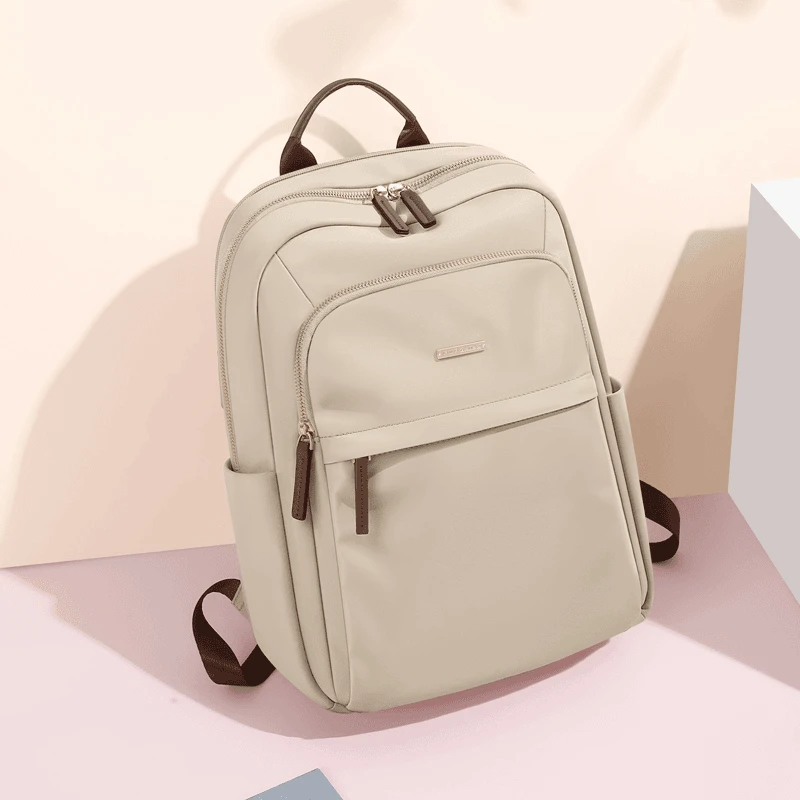 GOLF/高尔夫通勤休闲双肩包女包14寸电脑包多功能旅行背包女书包