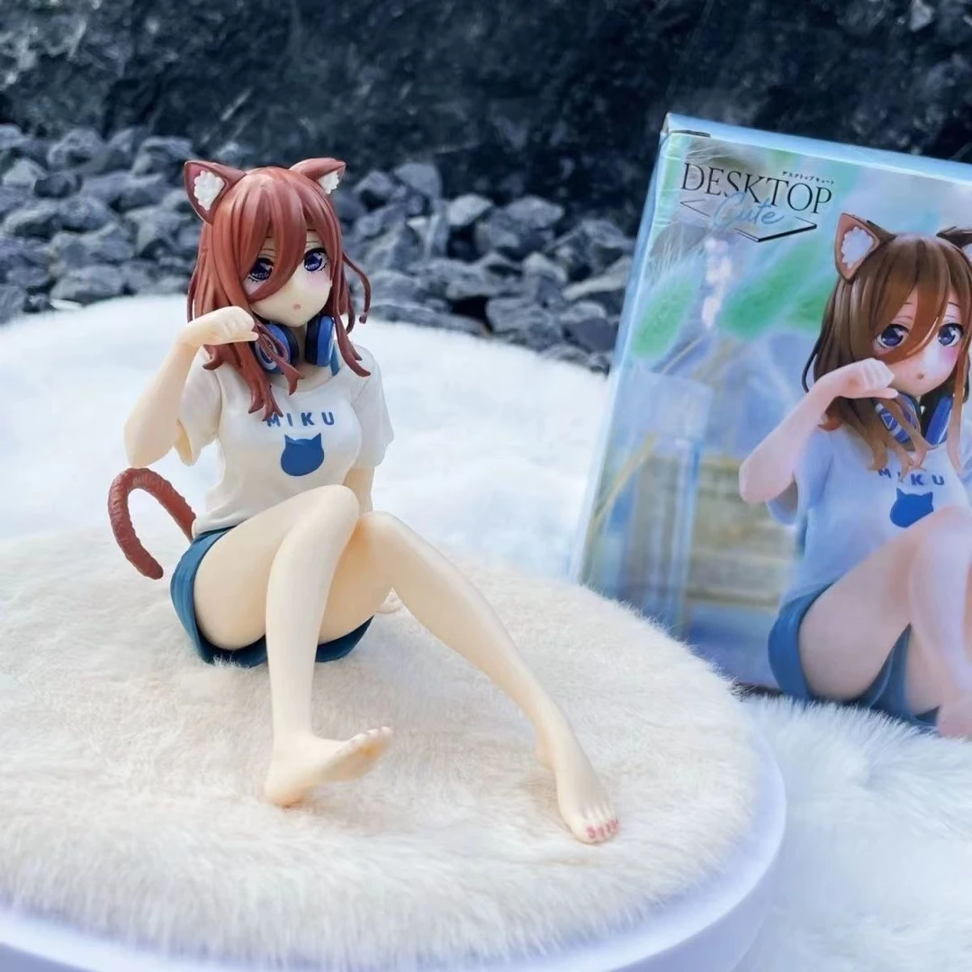 五等分的新娘  三玖 猫咪居家服 可爱桌摆 猫猫手办