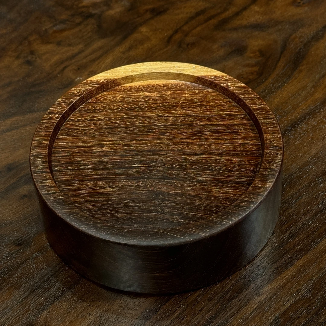 船木 壶承 茶道垫 杯托壶 创意圆形茶壶垫托茶承高端壶垫