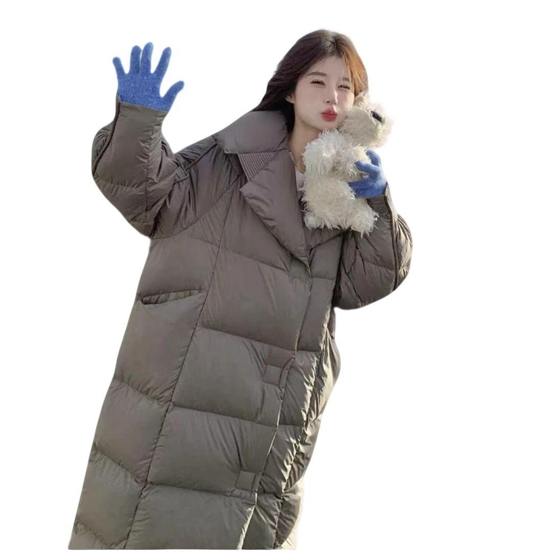 【羽绒服】冬季保暖厚款宽松羽绒外套百搭女装9002-1[ES]J