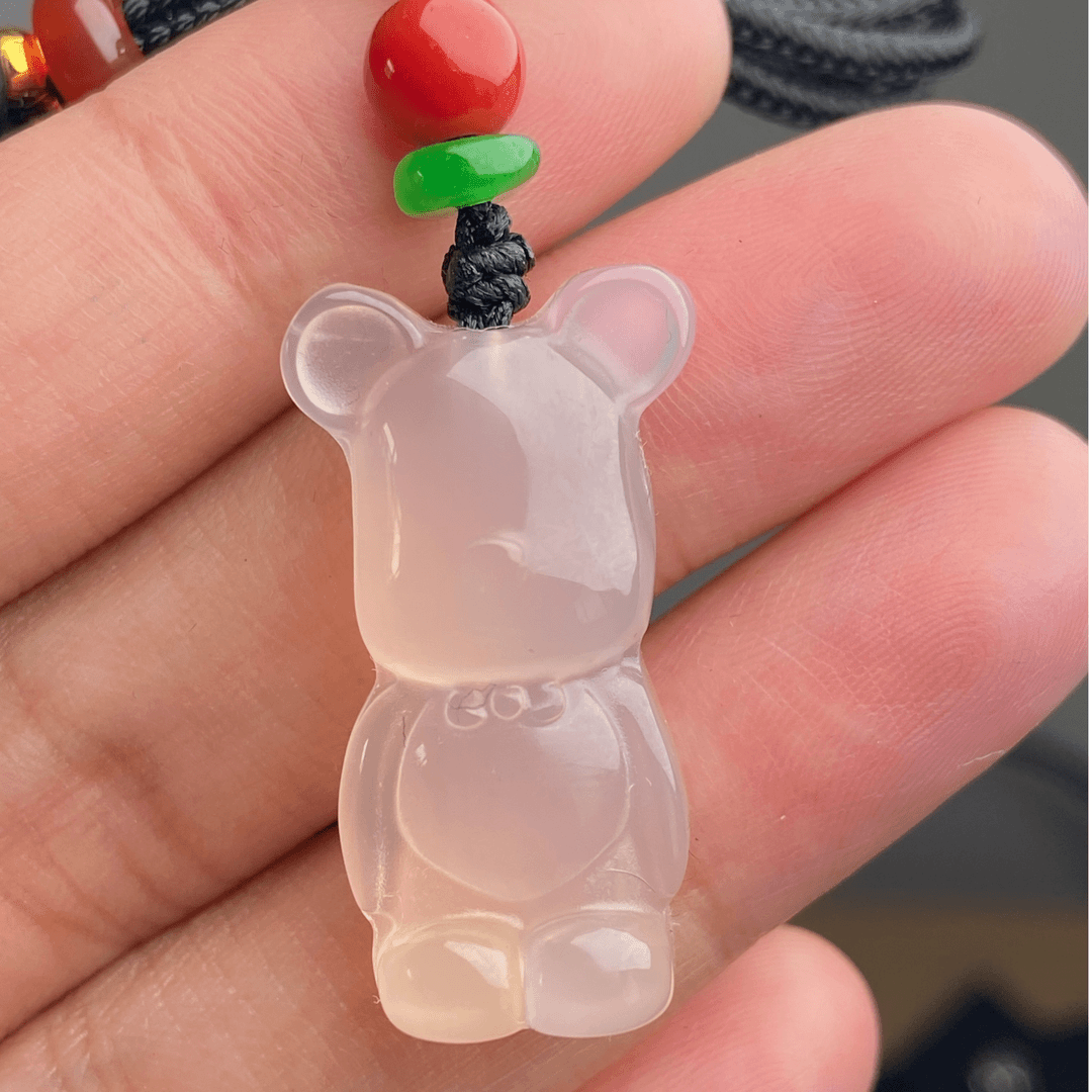 丨缅甸翡翠之都丨小熊玉髓福利吊坠挂件多样性丨勿给中差评丨
