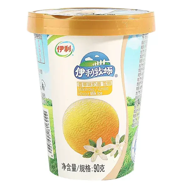 伊利牧场 香草味奶昔雪糕 90g/杯