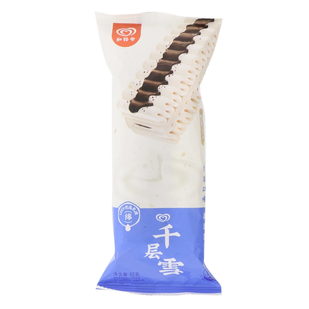 和路雪千层雪冰淇淋香草口味 62g