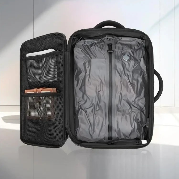 抽真空背包airback双肩包男女商务旅行出差行李包防水17寸电脑包