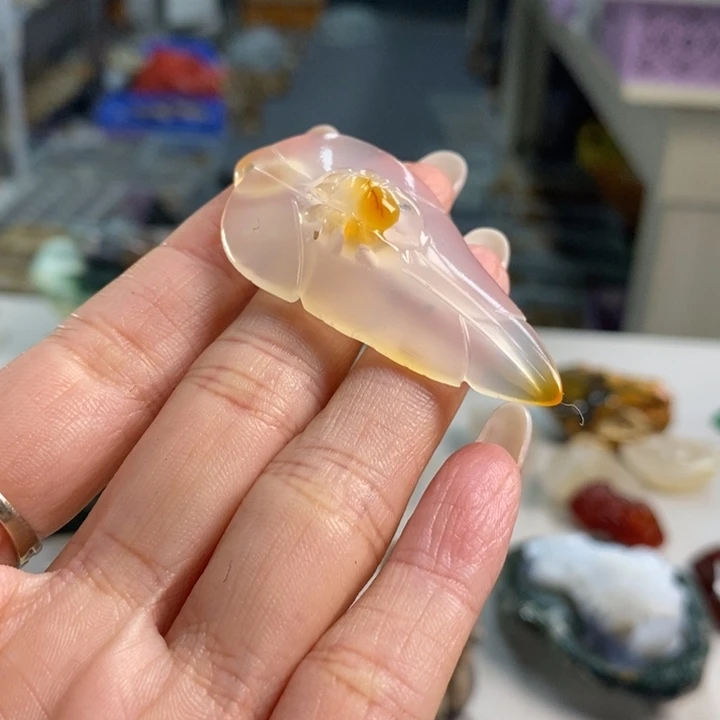 玛瑙/玉髓吊坠(不含链)未镶嵌