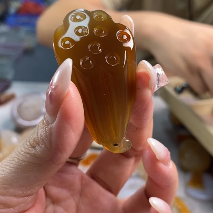 玛瑙/玉髓吊坠(不含链)未镶嵌