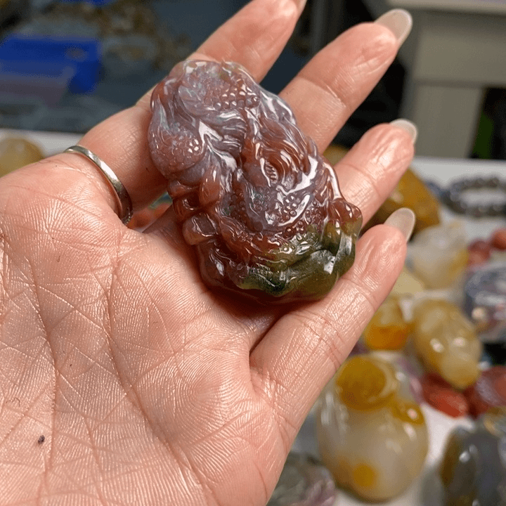 玛瑙/玉髓吊坠(不含链)未镶嵌