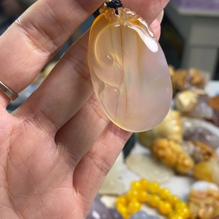 玛瑙/玉髓吊坠(不含链)未镶嵌