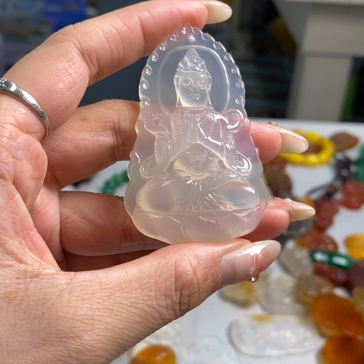 玛瑙/玉髓吊坠(不含链)未镶嵌