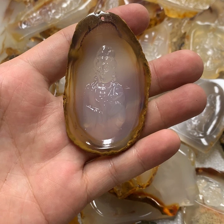 玛瑙/玉髓颈饰合金