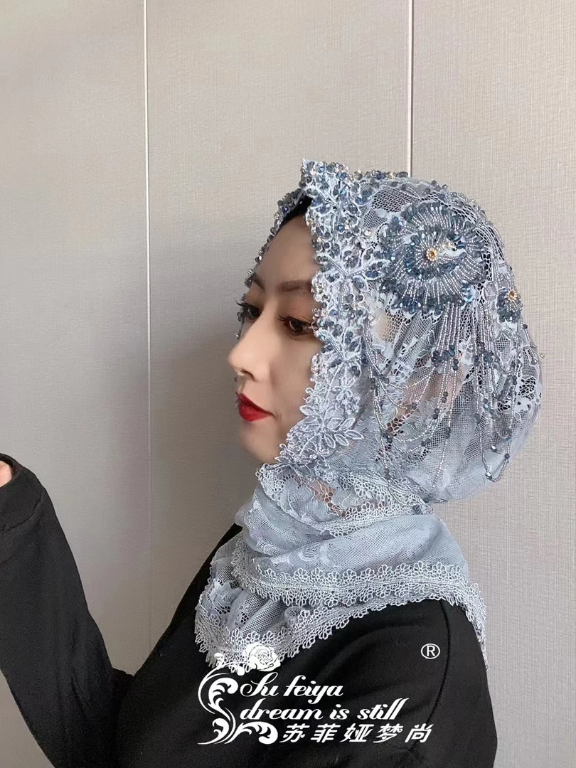 新品推出洋气披肩纱巾爆款面料柔软舒适做工精细款式新颖