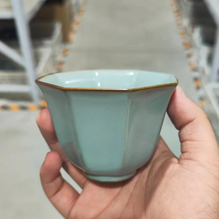 顶先 八方杯单杯主人杯家用功夫茶具Q845