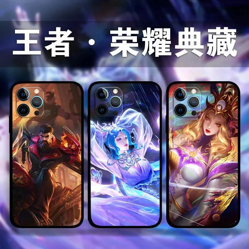 适用iPhone14ProMax王者手机保护壳荣耀典藏苹果15p12p11p8plus游