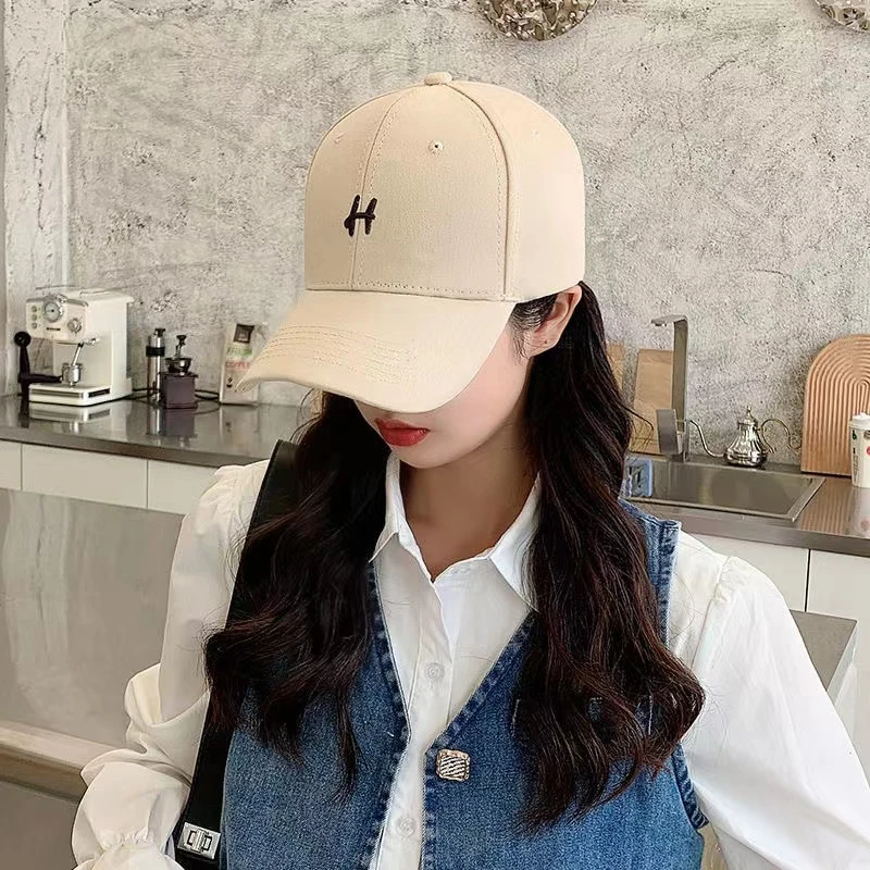 明星同款硬顶棒球帽女户外时尚显白显脸小鸭舌帽休闲百搭遮阳帽