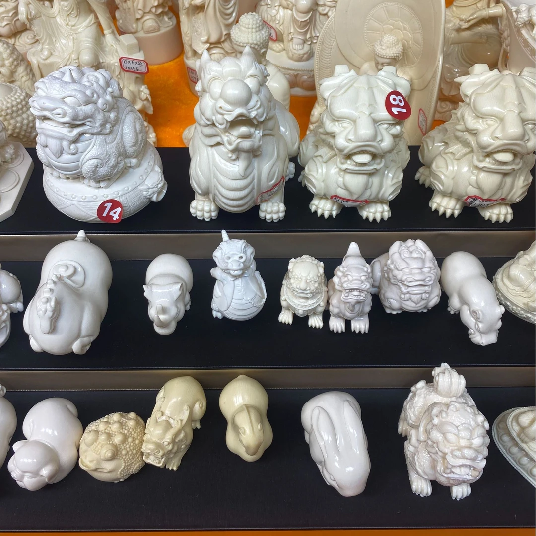 【猛犸牙手把件】猛犸牙冰料5A级手把件文玩把件