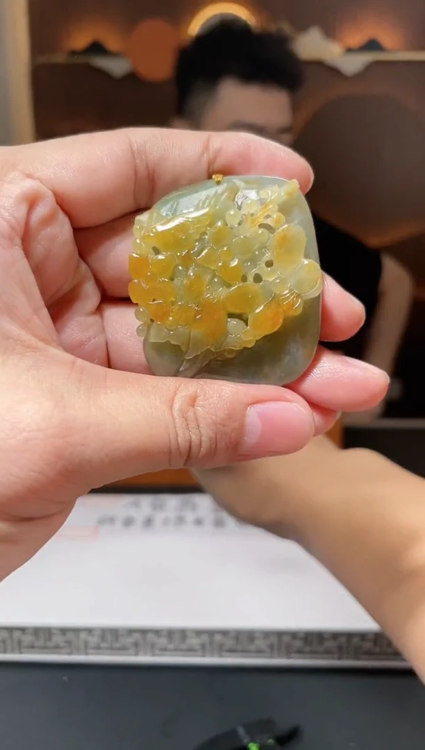 【闪购商品】翡翠吊坠(赠链)未镶嵌天然A货翡翠B109