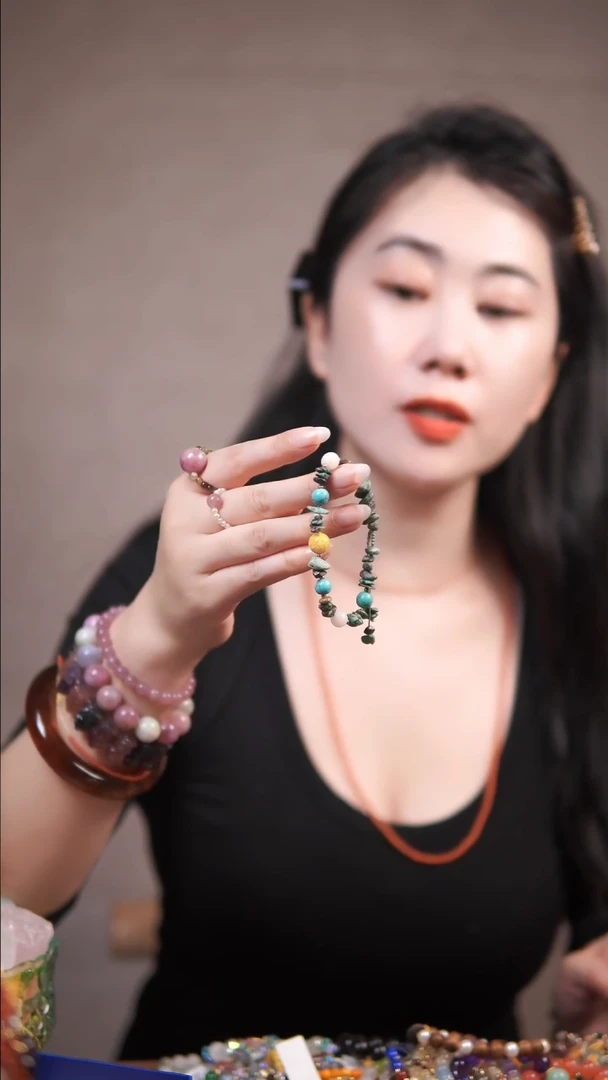 【闪购商品】水晶非洲松雄黄未镶嵌手链