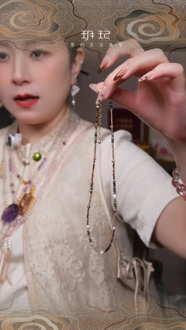 【闪购商品】水晶多宝颈链未镶嵌项链