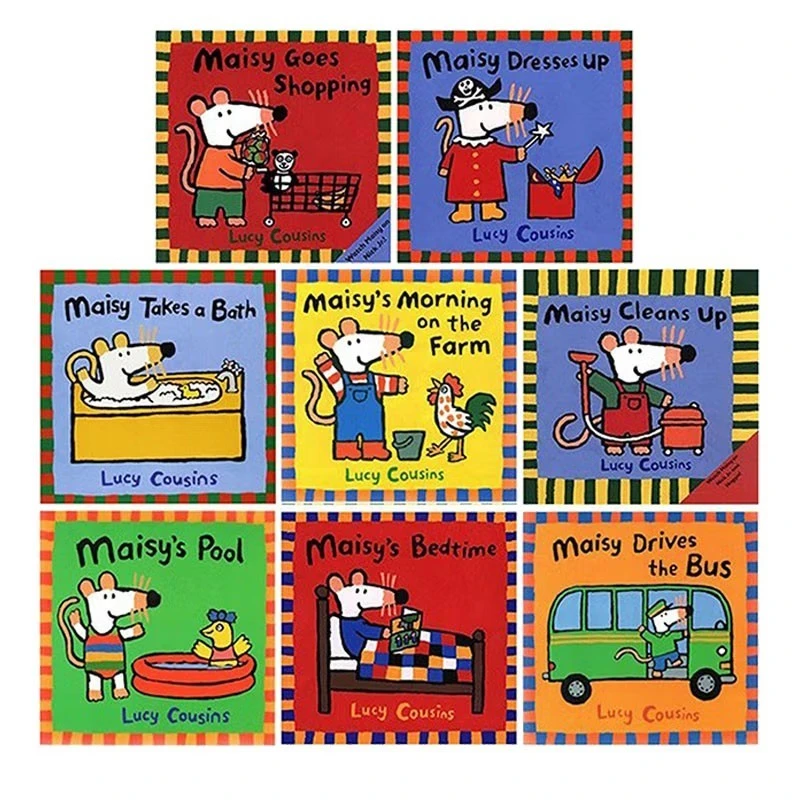 外图小鼠波波绘本8册 廖彩杏推荐儿童启蒙图画故事书Lucy Cousins
