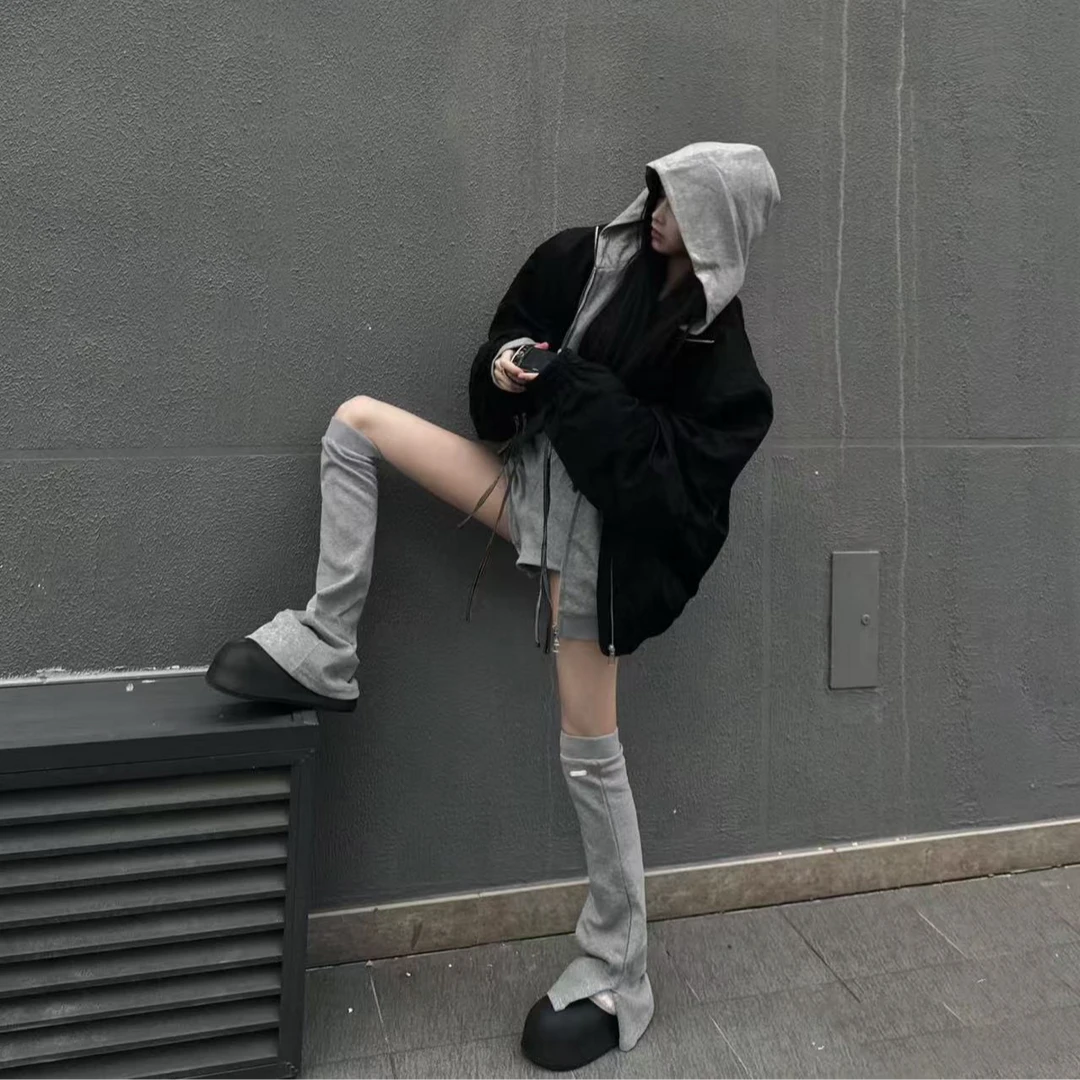 【ZHAHA工作室】主播黑灰拼接背心