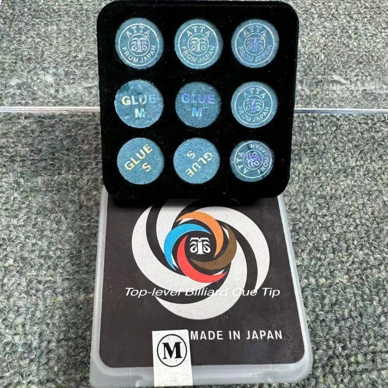 二代ATTA阿塔台球杆皮头中式黑八小头大头杆斯诺克11mm12mm14mm