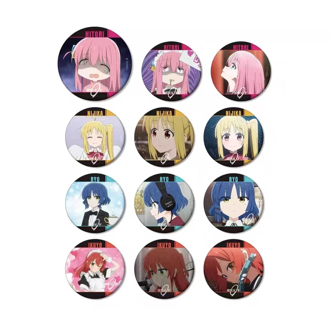 【拆包】正版日谷-《孤独摇滚》AMNIBUS TV截图表情款徽章潮玩盲盒