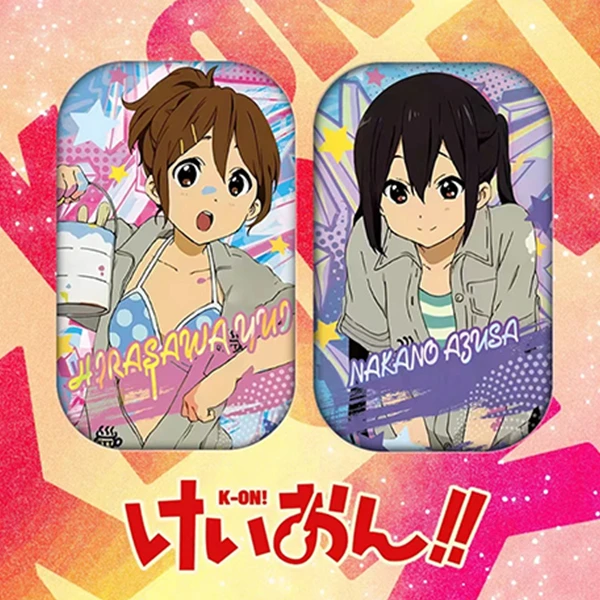 【拆袋】《轻音少女》同人二创YUI银葱款产品收藏潮玩收藏徽章盲盒（方
