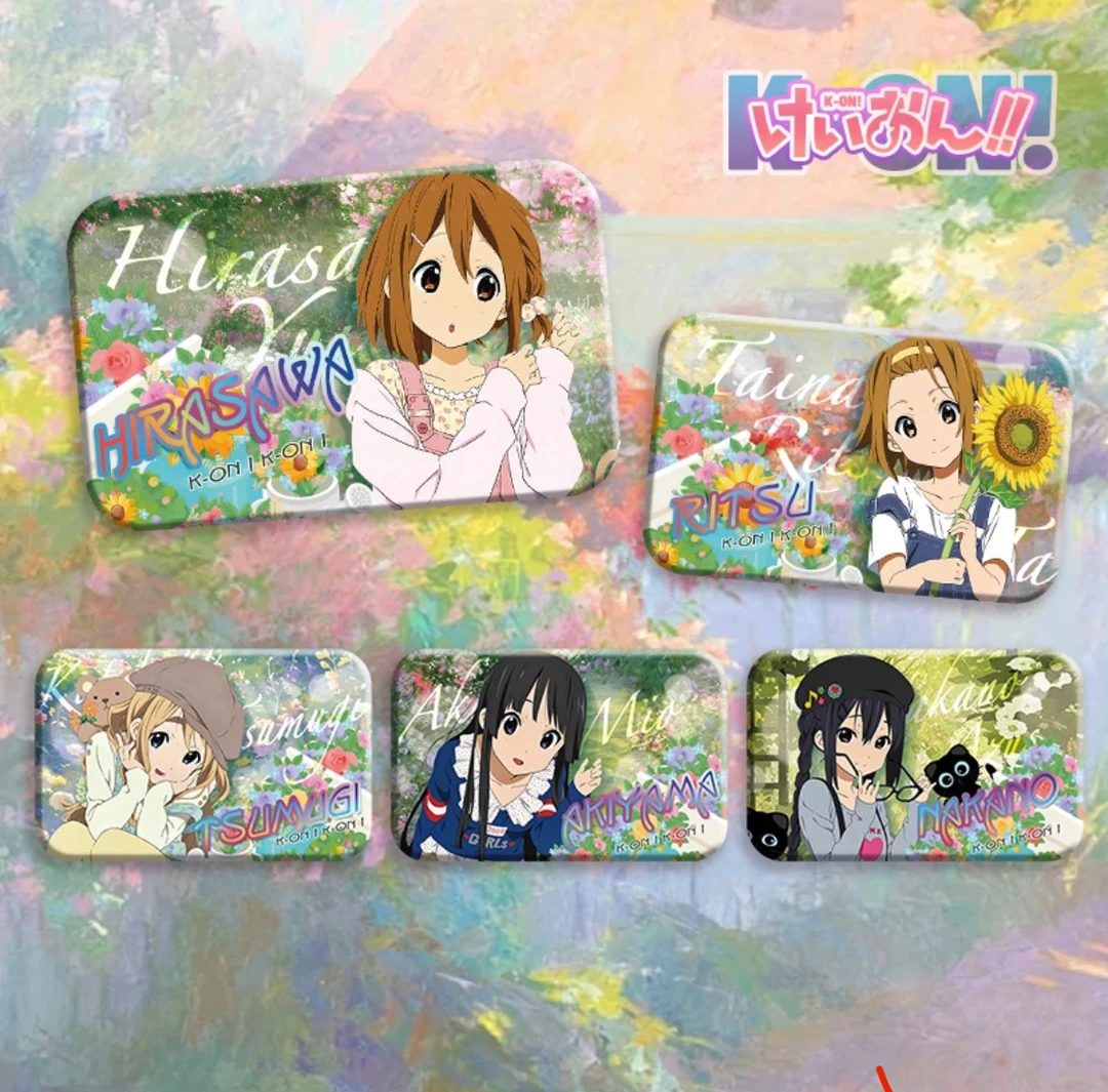 【拆包】《轻音少女》K-ON 2弹同人二创银葱吧唧盲盒潮玩盲盒（代拆）