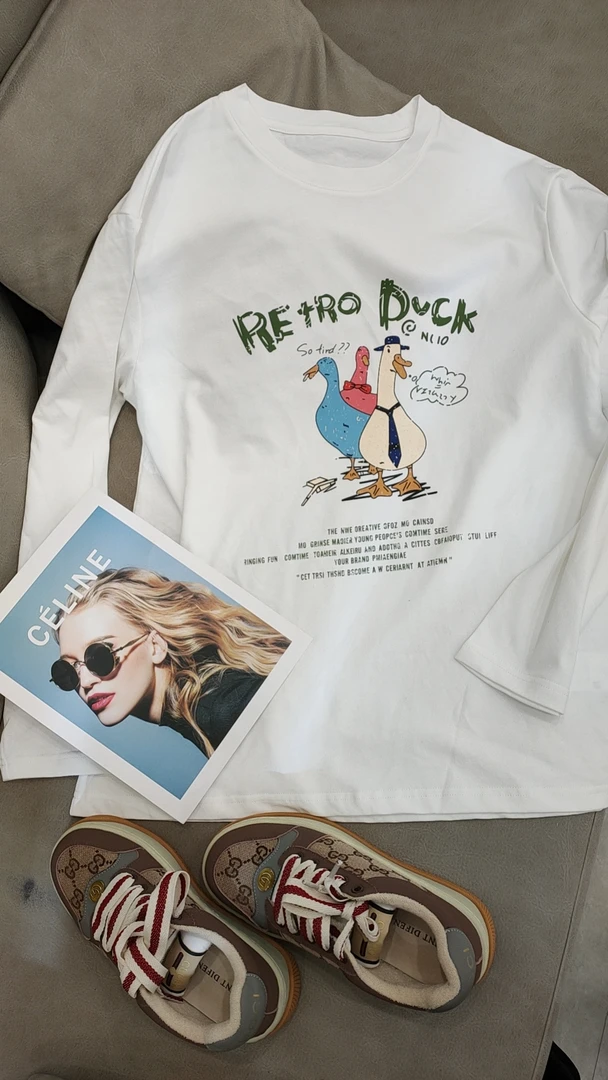 时尚百搭中长版上衣