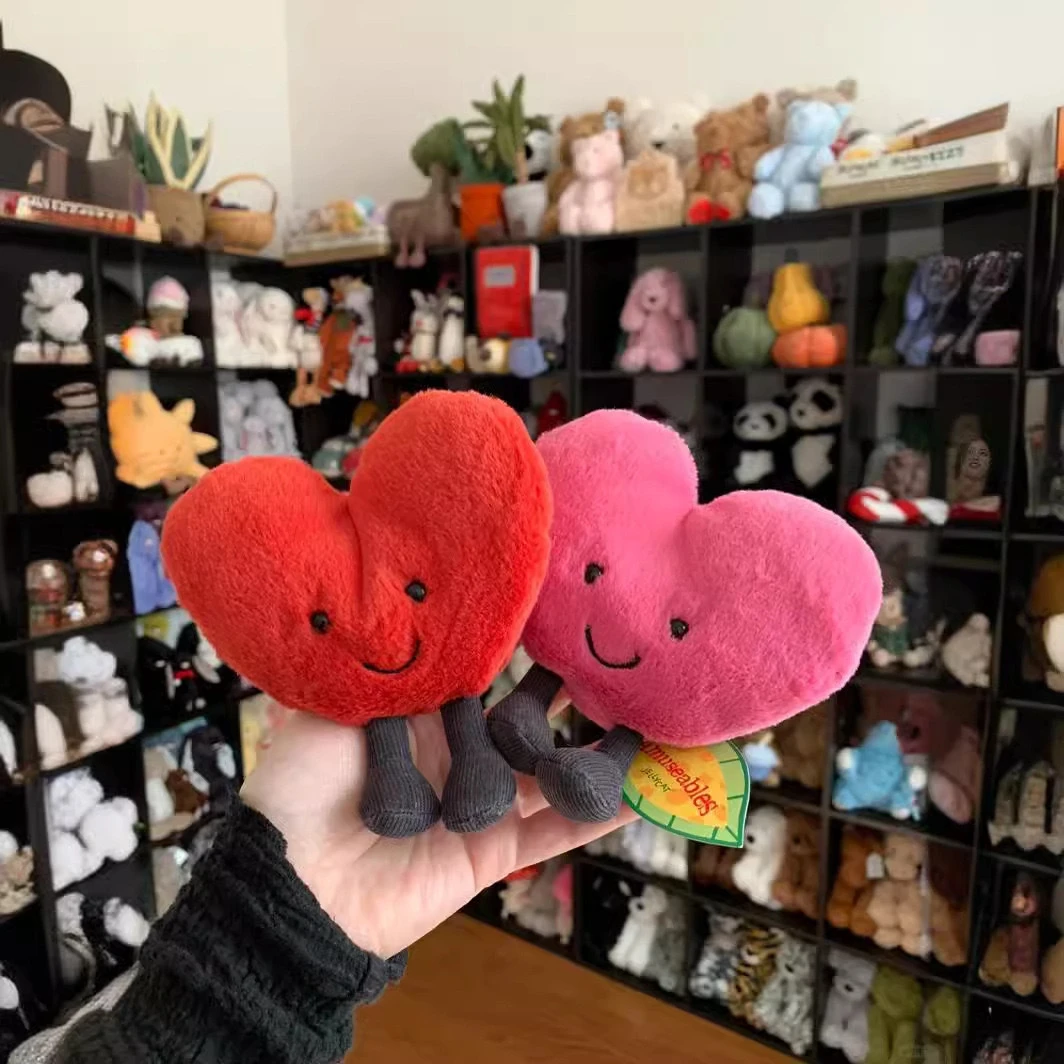 爱心公仔jellycat同款新年礼物送女生毛绒娃娃可爱节日礼物趣味