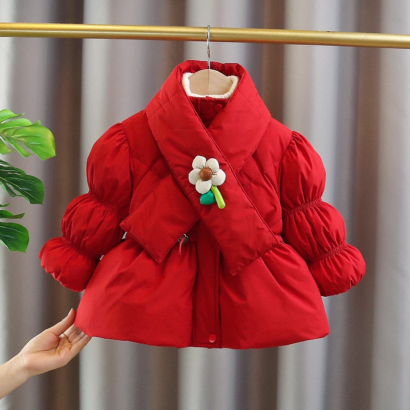 女童棉服洋气中小童可爱加厚棉袄女宝宝公主风韩系外套冬装上衣潮
