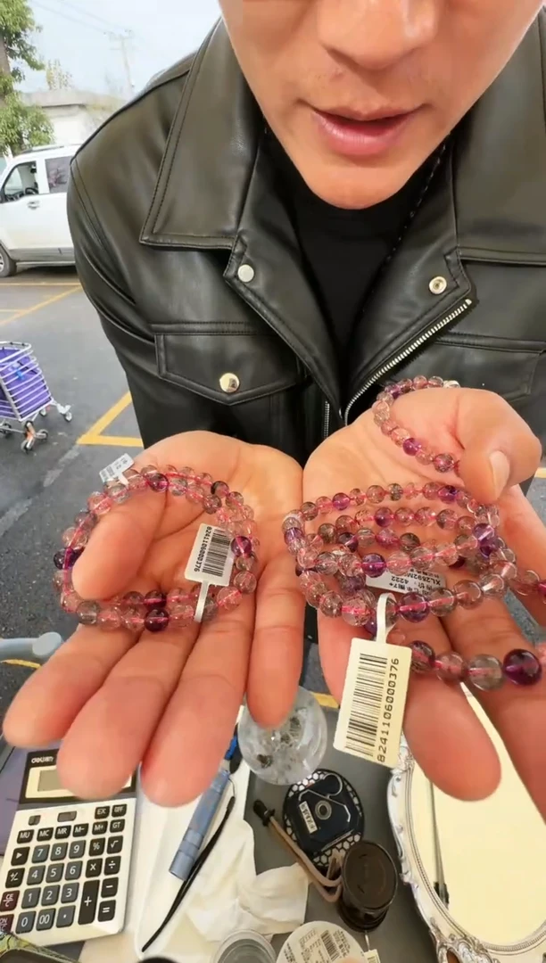 【闪购商品】水晶手链未镶嵌书110约7mm多样性发一件