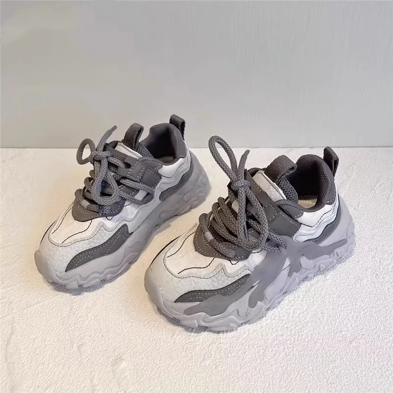 四季回力休闲男童老爹鞋潮2023秋款韩版轻便儿童运动鞋防滑软底女