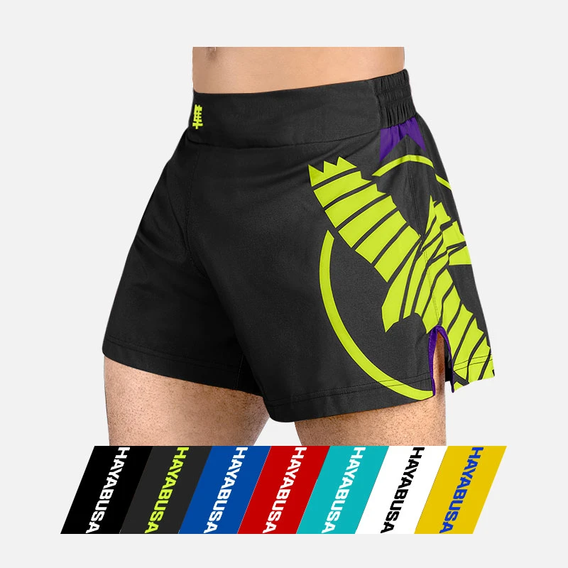 HAYABUSA隼拳击短裤超轻男女mma格斗散打泰拳踢拳训练比赛短裤