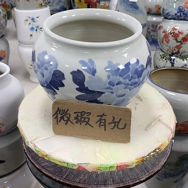 缸8xc景德镇陶瓷花盆