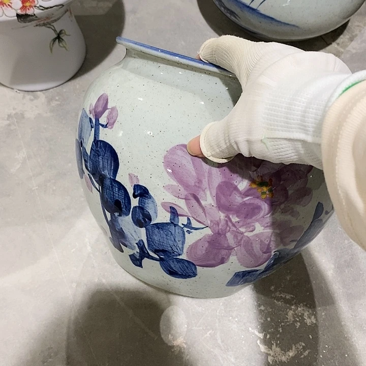 缸12xc景德镇陶瓷花盆
