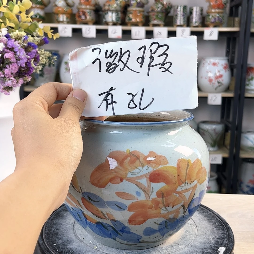 罐1xc景德镇陶瓷花盆