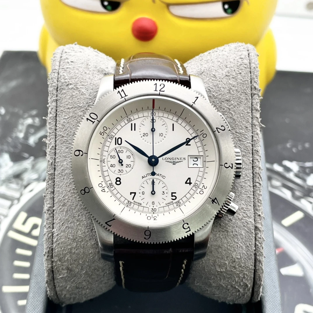 99新 Longines/浪琴 名奢/浪琴经典复刻/41表径/公价37600/全套