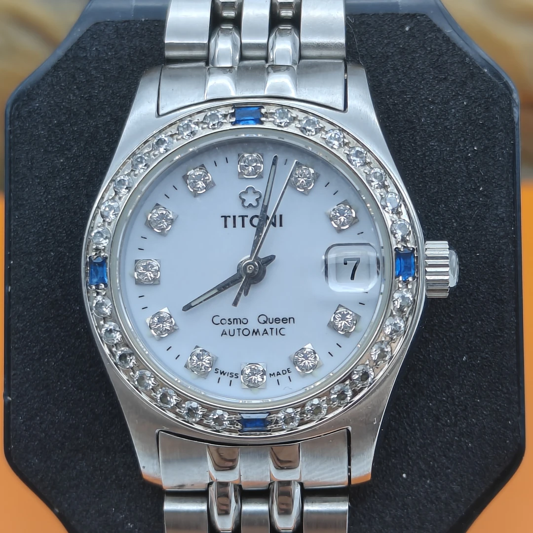 95新 Titoni/梅花 女士系列/表径24.5mm/工价12500