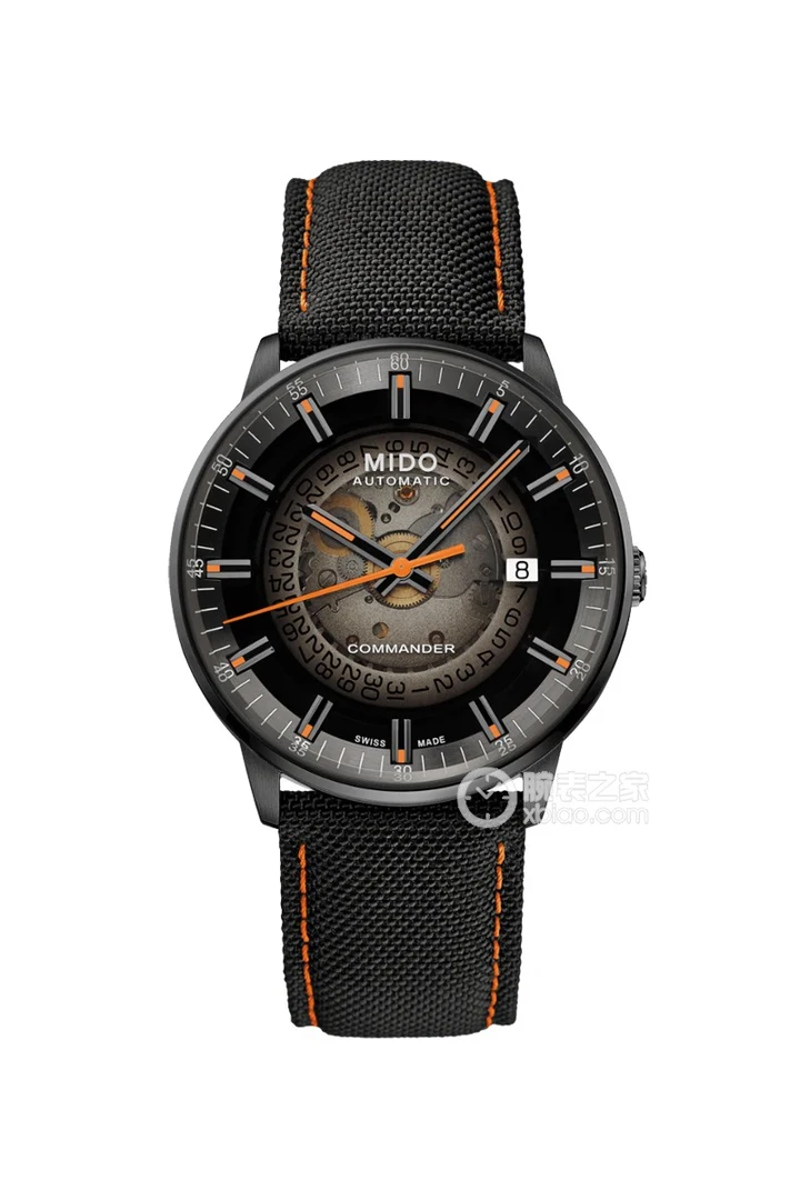 99新 Mido/美度 指挥官腕表/黑武士幻影系列/表径40mm/公价8500