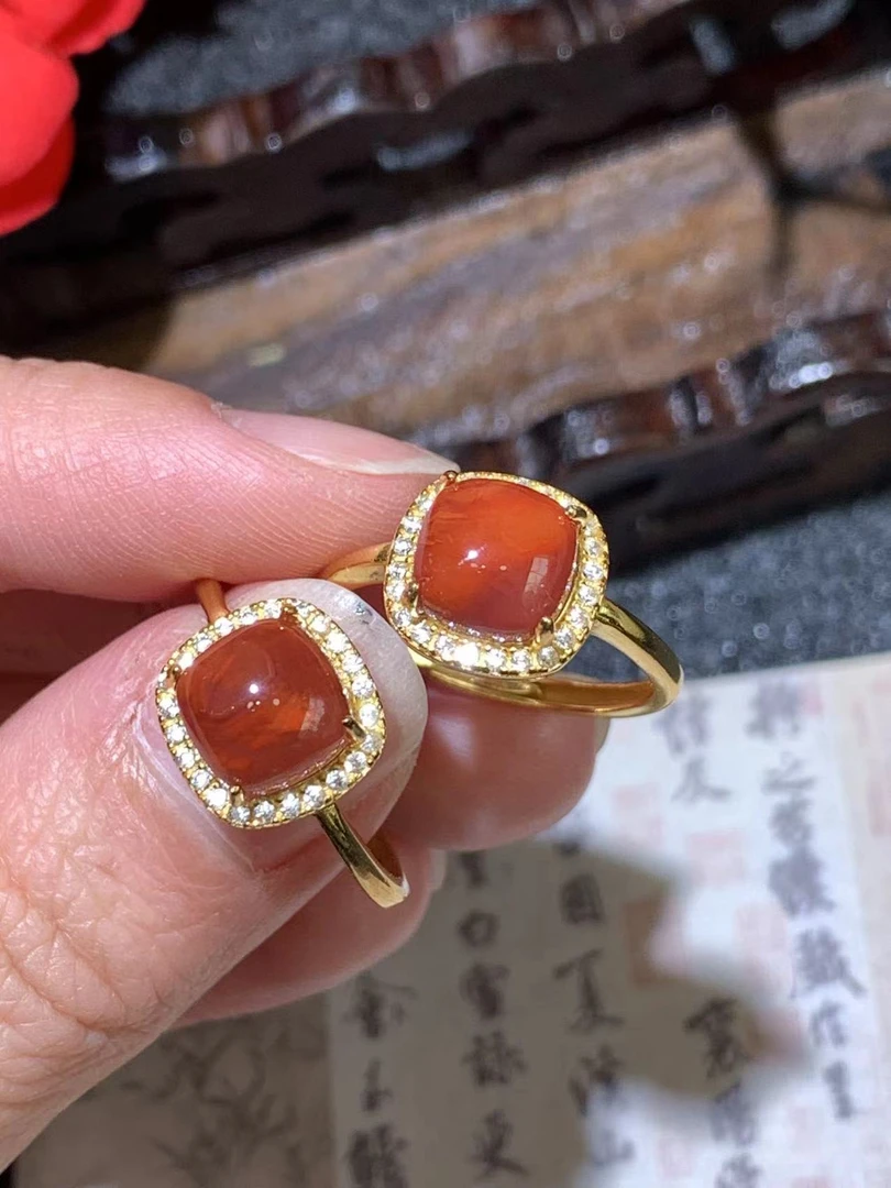 南红戒指F778多样性发一