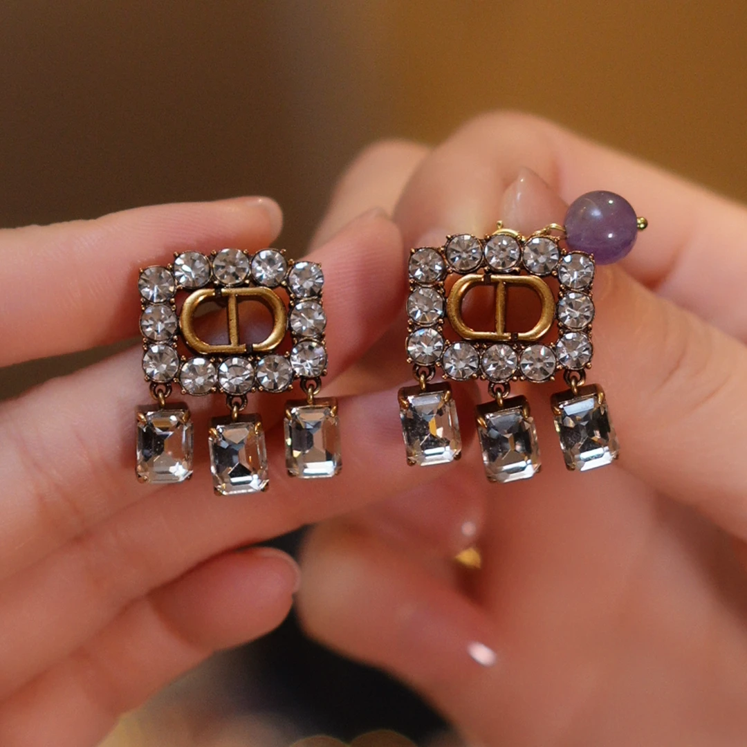 水晶法式经典耳环HTMBL043