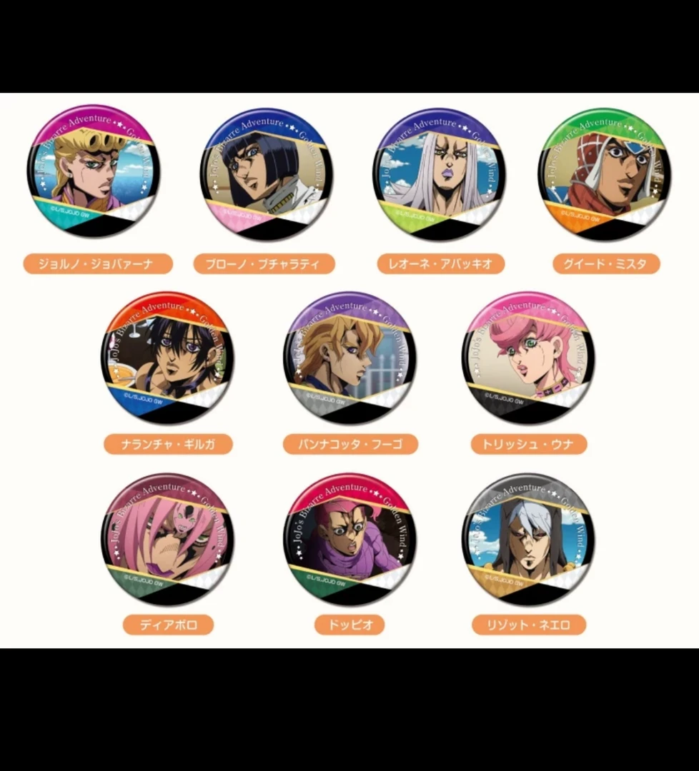 盲盒【现货包邮】JOJO的奇妙冒险场面写vol2吧唧徽章【拆包】