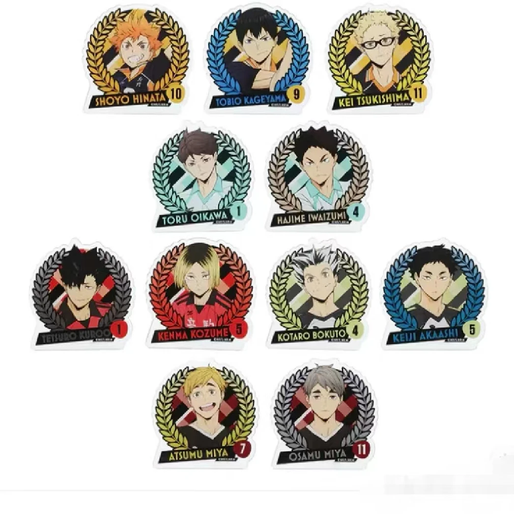 盲盒【现货包邮】排球少年合同会亚克力吧唧 徽章 【拆包】