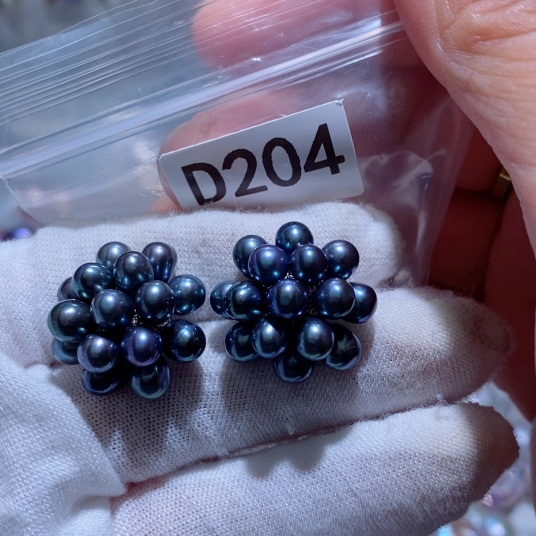 淡水珍珠其他银S925镶嵌蜜*