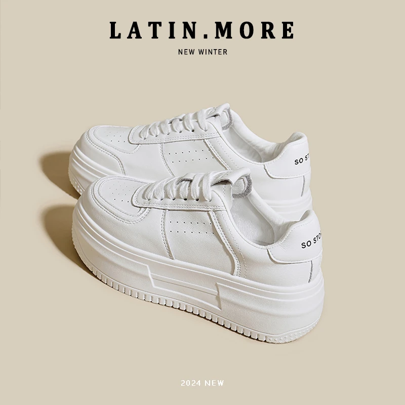 官方正版小白鞋女2025新款厚底轻便板鞋高颜值百搭学生运动休闲鞋