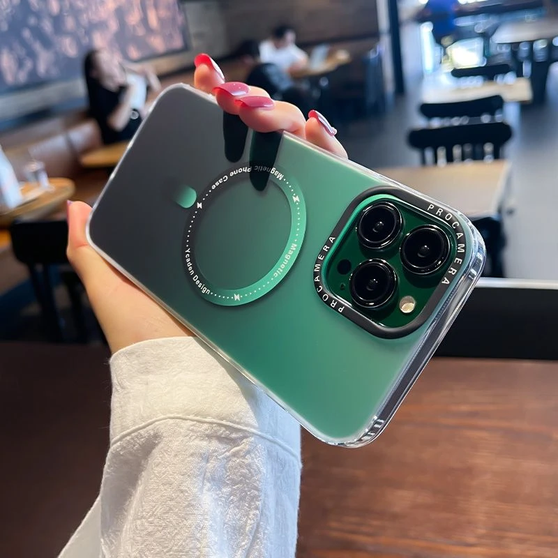 渐变磁吸iPhone13手机壳无线磨砂苹果14Plus防摔12/11Promax高级